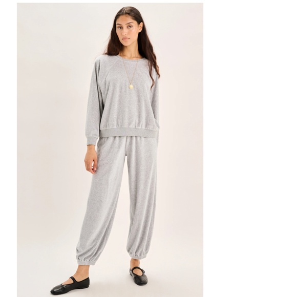 Suzie Kondi-Paxos Pocket Pants-Heather Grey-XS-Matching Sweatshirt Available - Picture 1 of 14